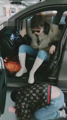 【羽诺S】停车场双主狠虐狗 bf5650