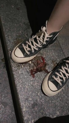 【万一】各种鞋子踩踏碾压小龙虾 bf25203