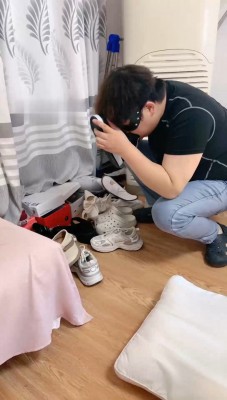 【娇娇】小白鞋白丝踩狗/耳光/喂口水/吃袜 bf30756