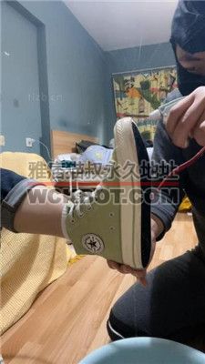 【黑泽兮】素人学生主-帆布鞋-踢踩打【双视角完整版】 bf38504