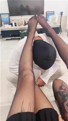 【沐沐大大】双S-黑丝美腿踩脚垫【双视角版】JS241003-8